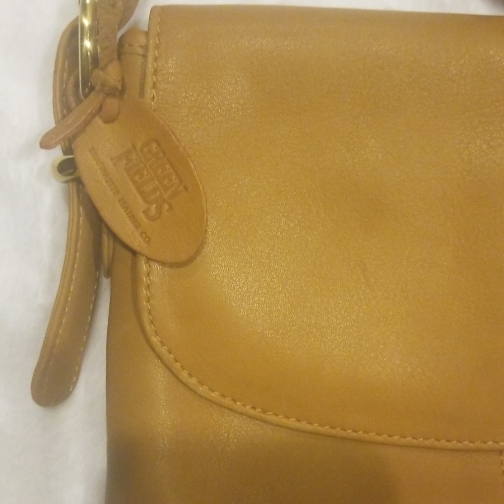 Green Fields leather purse - Picture 2 of 4